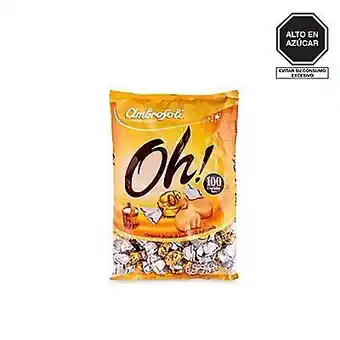 Tottus Caramelos oh! blando con leche 100 unds oferta