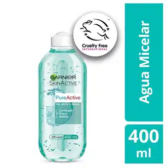 Tottus Agua mic garnier skin active pure mix gsa x 400ml oferta