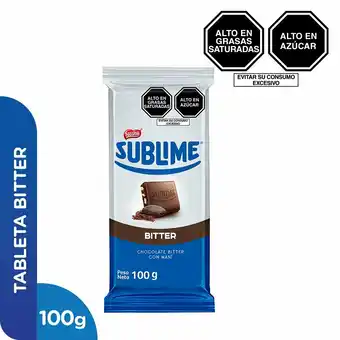 Tottus Chocolate bitter con maní 100 gr oferta