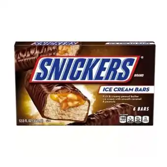 Tottus Barra de helado de mani snickers oferta
