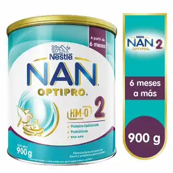 Tottus Fórmula infantil en polvo nan® 2 optipro® 900g oferta