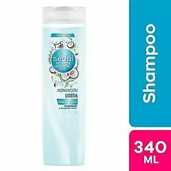 Tottus Shampoo hidratación ligera agua de coco oferta