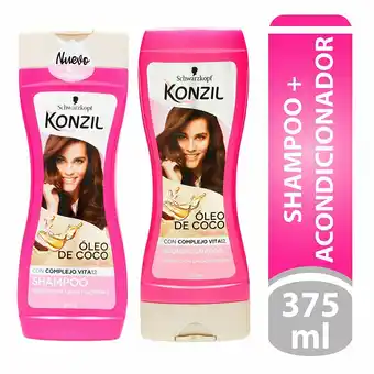 Tottus Pack shampoo + acondicionador oleo coco vit 12 oferta