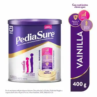 Tottus Pediasure en polvo vainilla 400 gr oferta