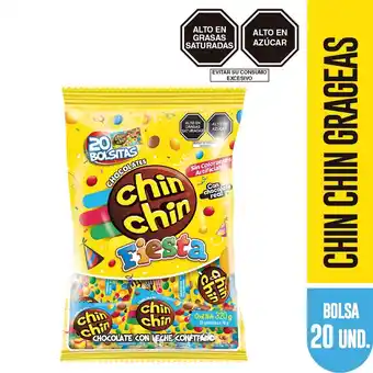 Tottus Chin chin fiesta 20 unds oferta