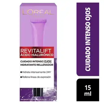 Tottus Acido hial revitalift antiarruga ojo caja x 15ml oferta