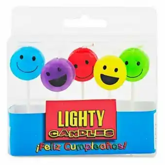 Tottus Vela carita feliz caja plastica oferta
