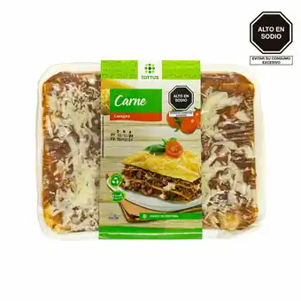 Tottus Lasagna carne oferta