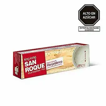 Tottus Barra king kong manjar blanco 230 gr oferta