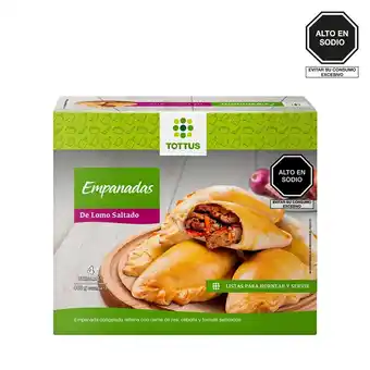 Tottus Empanadas de lomo saltado congeladas oferta