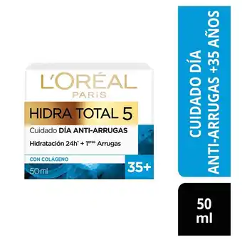 Tottus Crema humectante con colageno experto anti-arrguas hidra-total 5 oferta
