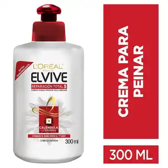 Tottus Crema para peinar reparacion total 5 oferta