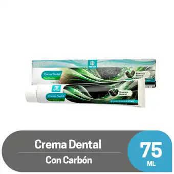 Tottus Crema dental con carbón oferta