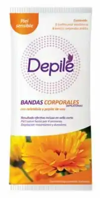 Tottus Bandas depilatorias corporales piel sensible + toalla oferta