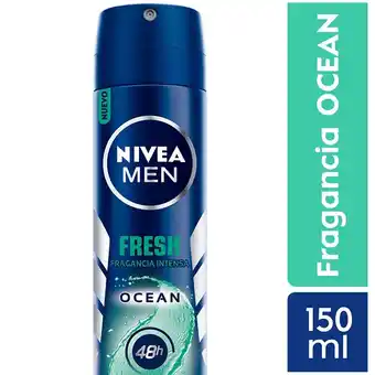 Tottus Desodorante hombre aerosol fresh ocean oferta