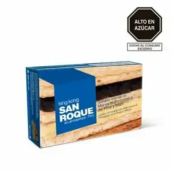 Tottus King kong manjar, piña y maní 75 gr oferta