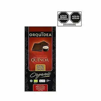 Tottus Chocolate orgánico quinua 80 gr oferta