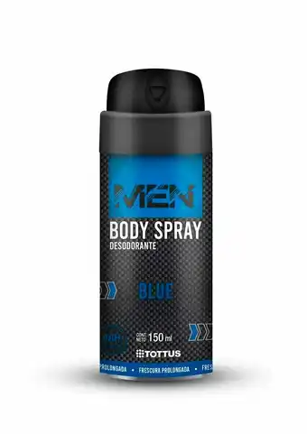 Tottus Desodorante body spray tottus blue para hombre oferta