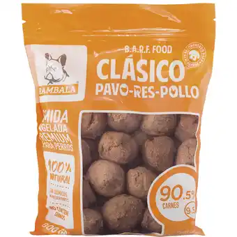 Tottus Alimento congelado para perro premium pavo, res y pollo oferta