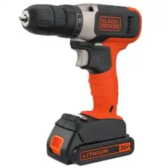 Maestro Taladro atornillador inalambrico 3/8 20v bcd702c1 black+decker oferta