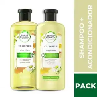 Mifarma Pack shampoo y acondicionador herbal essences manzanilla oferta