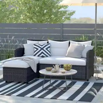 Maestro Set sofá de terraza houston 4 personas ratán oferta