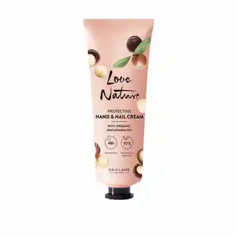 Oriflame Crema para manos y uñas protectora con aceite de macadamia orgánico love nature oferta