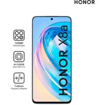 Linio Smartphone honor x8a 8gb - 128gb silver oferta