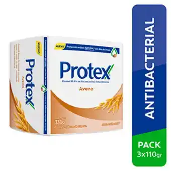 InkaFarma Jabón corporal avena protex - pack 3 un oferta