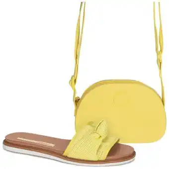 Platanitos Moleca combo sandalia flat 5443.122.24784-87464 + cartera oferta