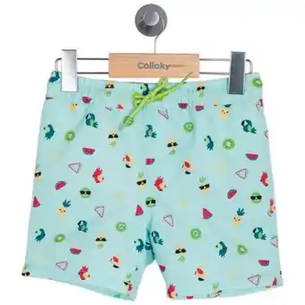 Platanitos Colloky traje de baño frutas tbly07 verde agua oferta