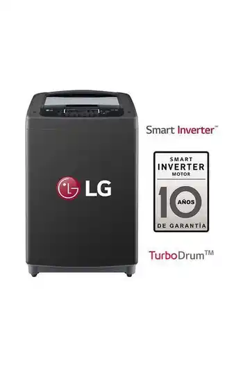 Tiendas EFE Lavadora lg 16kg wt16bpb negro oferta