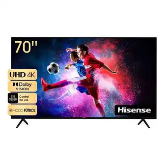 Metro Televisor smart tv hisense 70 oferta