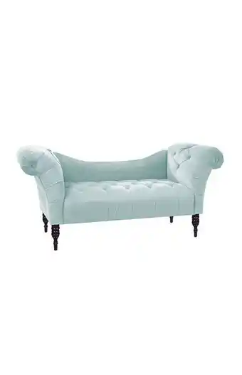 Tiendas EFE Banqueta home premium mum capitone azul claro oferta
