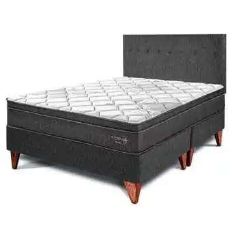 Hiraoka Dormitorio europeo paraíso pocket star king - charcoal oferta