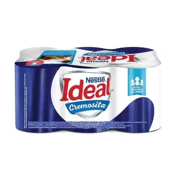 Metro Sixpack mezcla láctea ideal cremosita lata 390g oferta