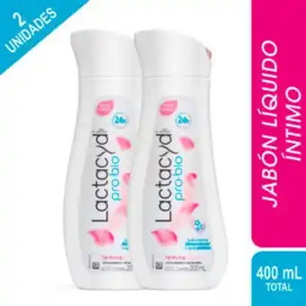 Mifarma Pack jabón liquido íntimo femenina floral probio lactacyd - frasco 200 ml oferta