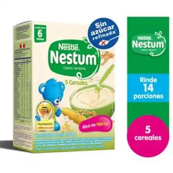 Tottus Nestum +hierro 5 cereales 350g oferta