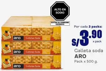 Makro Aro Galleta Soda 500g oferta