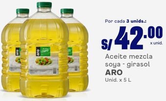 Makro Aro Aceite Mezcla Soya-Girasol 5L oferta