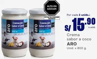 Makro Aro Crema Sabor a Coco 800g oferta