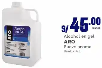 Makro Aro Alcohol en Gel Suave Aroma 4L oferta