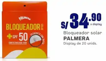 Makro Palmera Bloqueador Solar 20 unids oferta