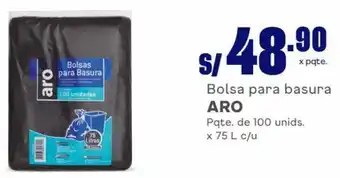 Makro Aro Bolsa para Basura 100unids x 75L oferta