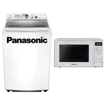 Hiraoka Lavadora panasonic na-f170h7wrh 17kg + horno microondas panasonic nn-sb25jmrpk 20l oferta