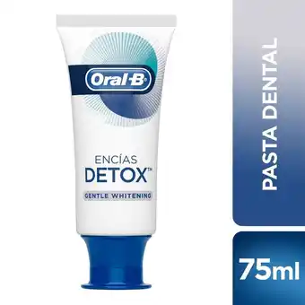 Tottus Pasta dental encías detox gentle whitening oferta