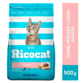 Tottus Ricocat cachorro carn pescad lech x500g oferta