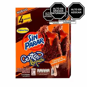 Tottus Helado sin parar caramel brownie oferta