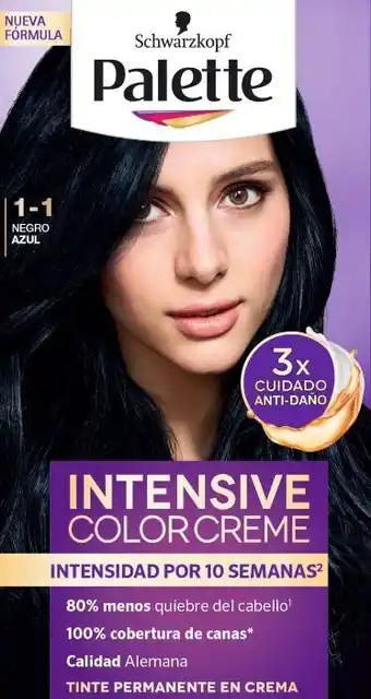 Tottus Tinte color creme tono 1-1 negro azul oferta