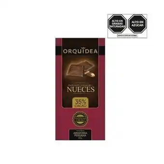 Tottus Chocolate leche y nueces oferta